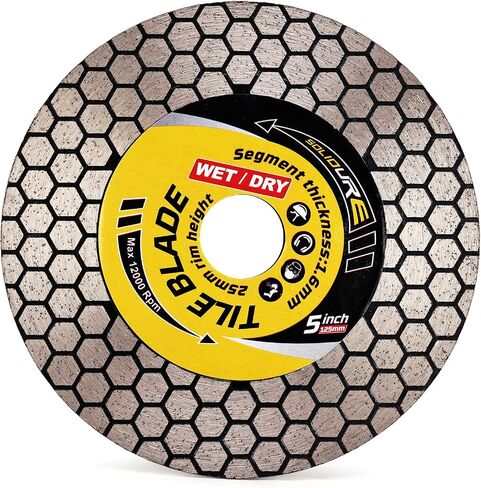 Tile Blade 4.5“ Porcelain Blade with Removable 5/8"-11 Flange Cutting and Grinding for Granite Marble Porcelain Tiles in Saudi Arabia