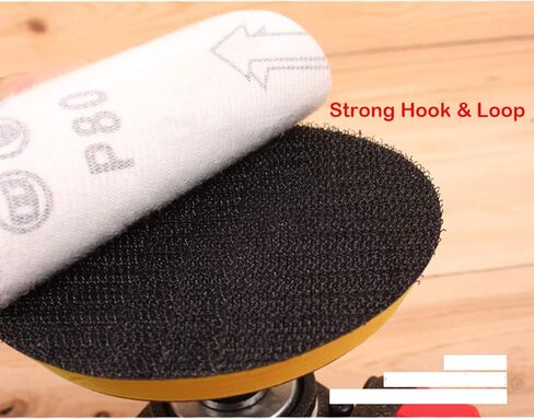 CBTONE 40 قطعة 9 بوصة NO-Hole قرص صنفرة من أكسيد الألومنيوم ، ورق الصنفرة بخطاف & حلقة (5 لكل من 60 80 100 120 180 240 400 800) in Kuwait