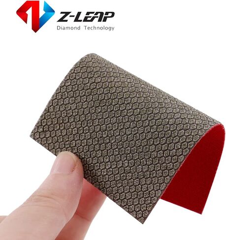 مجموعة ورق الصنفرة اليدوية من ورق الصنفرة الماسي من Z-LEAP للجرانيت والخرسانة والرخام الزجاجي in Kuwait