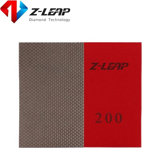 مجموعة ورق الصنفرة اليدوية من ورق الصنفرة الماسي من Z-LEAP للجرانيت والخرسانة والرخام الزجاجي in Kuwait