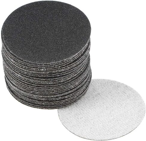 uxcell 2 Inch Wet Dry Sanding Discs 150 Grit Hook and Loop Sanding Disc Silicon Carbide Sandpaper 30pcs in Saudi Arabia