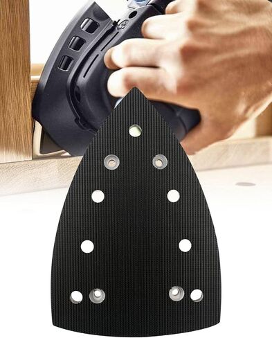 DTS400 DS400 Sanding Pad Fit for Festool DTS400 DS400 Random Orbit Sanders, Upgraded Triangular Sanding Pad Compatible with Festool STF-Delta-100X150-DTS400/DS400, StickFix Rep Sanding Pad in Saudi Arabia