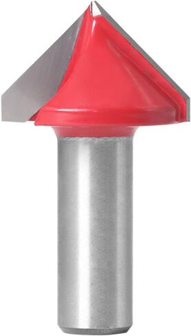 WSOOX 90 ° 120 ° V-Groove Carbide Router Bits Set مع 1/2 عرقوب 2 قطعة CNC النقش راوتر بت V الأخدود نحت قاطع الخشب in Kuwait