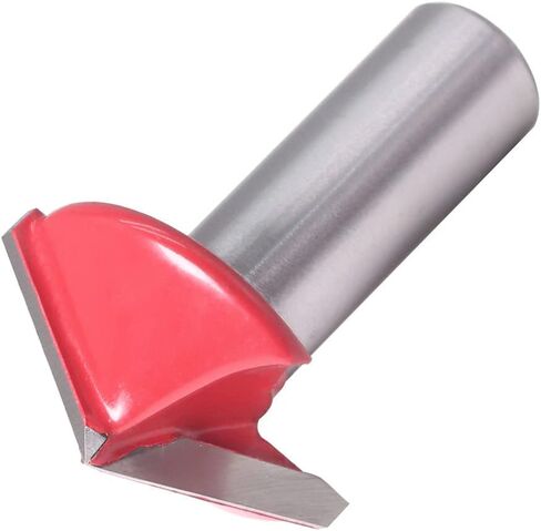 WSOOX 90 ° 120 ° V-Groove Carbide Router Bits Set مع 1/2 عرقوب 2 قطعة CNC النقش راوتر بت V الأخدود نحت قاطع الخشب in Kuwait