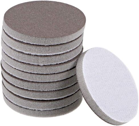 uxcell 2-Inch 400-Grits Sanding Sponge Hook and Loop Sanding Disc for Wood/Drywall/Metal 10pcs in Saudi Arabia