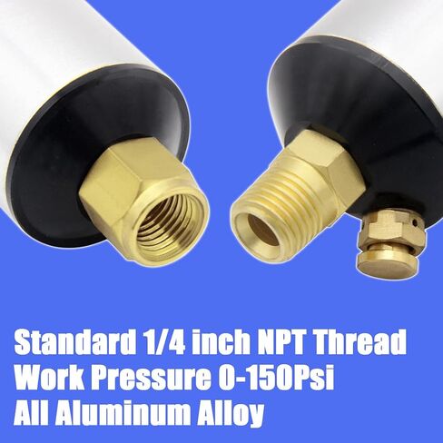 Oil Water Separator for Air Line, 1/4 Inch NPT Inlet and Outlet, Air Compressor Water Separator Filter, Water Separator For Air Compressor Line Dryer 90 PSI (4Pcs) in Saudi Arabia