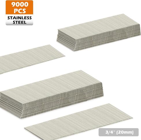 مسامير معدنية P620SS 23 من الفضة أعلى الصينية مقاس 3/4 بوصة طول مسمار من الفولاذ المقاوم للصدأ، مسمار بدون رأس، للأعمال الخشبية، 1000 قطعة في صندوق in Kuwait