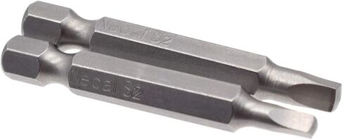 Riyiter 6 قطع 1/4 بوصة سداسية ساق طويلة مغناطيسية مربعة الرأس مفك براغي مجموعة أدوات كهربائية SQ1 SQ2 SQ2.7 SQ3 SQ4 SQ5 لثقب Poket 50 مم 2 بوصة طول in Kuwait