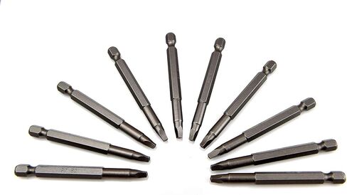 MaxTool 10PCs SQ3x3" Identical Screwdriver Bit Set; Square Head #3; 3" OAL; 1/4" Hex; S2 Premium Alloy Tool Steel; SQ3x3P10-S2 in Saudi Arabia