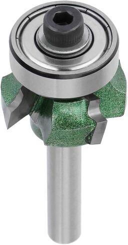 R1/R2/R3 Woodworking Milling Cutter 4 Teeth Trimming Cutter Edge Trimmer Router Bit Tungsten Steel for Trimming After Edge Banding(1/4 R2) in Saudi Arabia