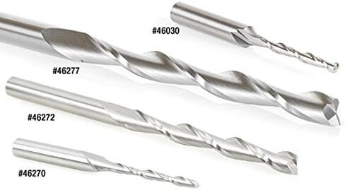 Amana Tool - 46277 Solid Carbide CNC Foam Cutting Up-Cut Square End Spiral 3/8 Dia x 4 x 3 in Saudi Arabia