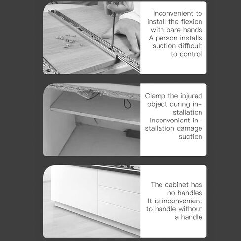 GOWENIC 2pcs Drawer Front Installation Fixing Clamp, Cabinet Hardware Jig Universal C Clamp, Drawer Front Mounting Clips for Woodworking, Flexible Drill Hole Guide Position Tools in Saudi Arabia