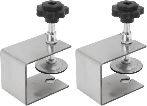 GOWENIC 2pcs Drawer Front Installation Fixing Clamp, Cabinet Hardware Jig Universal C Clamp, Drawer Front Mounting Clips for Woodworking, Flexible Drill Hole Guide Position Tools in Saudi Arabia