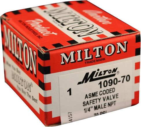 Milton 1090-200 1/4" MNPT ASME Safety Valve - 200 PSI Pop off Pressure in Kuwait