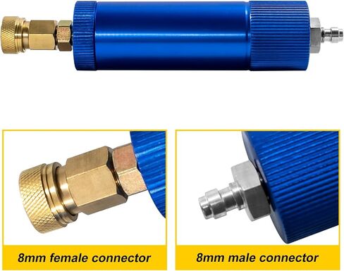 TUXING 4500Psi Pcp Hand Pump Air Filter, Pcp Air Compressor Oil Water Filter with Female Soft Hose and Male Quick Connector for High Pressure Air Compressor Pump 30Mpa in Saudi Arabia