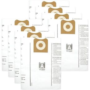 8 عبوات 23743 VF3502 حقائب بديلة متوافقة مع مكانس ريدجيد شوب فاك 12-16 جالون الرطب/الجاف in Kuwait