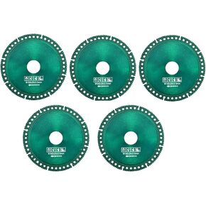 5 عبوات من أقراص Aovaely غير القابلة للتدمير للمطحنة، قرص قطع 4 بوصة لطاحونة الزوايا 5/8 بوصة و7/8 بوصة (موديل 125)، عجلات قطع ماسية منشار دائري، قرص مطحنة لبلاط السيراميك المعدني والحجر الخشبي، in Kuwait