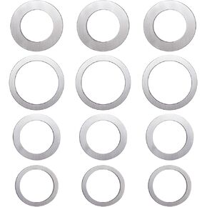 مجموعة حلقات محول شفرة المنشار، جلبة المنشار، طاحونة زاوية، حشية تحويل الفتحة الداخلية 25.4 إلى 20 مم، 25.4 إلى 16 مم، 22.23 إلى 16 مم، 20 إلى 16 مم (12/عبوة) in Kuwait