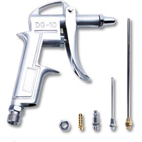 مسدس منفاخ هواء من بي إن تي جرين، أدوات هواء للضاغط مع فوهة تدفق هواء نحاسية قابلة للتعديل و2 وصلة تدفق هواء فولاذية للتنظيف المنزلي، وعمليات النفخ، واستخدام السيارة. إلخ in Kuwait