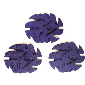 مجموعة أقراص JoolTool 3M المكونة من 9 قطع من السيراميك باللون الأرجواني المكشكش، السيراميك، قطر 7.62 سم in Kuwait