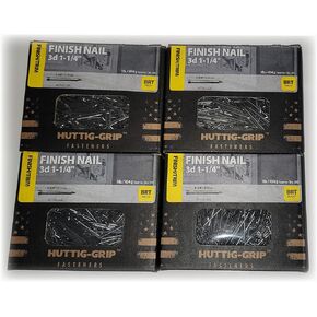 Finish Nail 3d 1-1/4 HUTTIG-GRIP FASTENERS BRT BRIGHT in Saudi Arabia