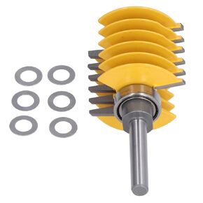 8mm Shank Finger Joint Router Bit, 2 Teeth Adjustable 46mm Cutter Head Cutting Tool for Woodworking in Kuwait