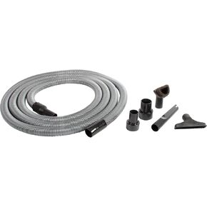 Cen-Tec Systems Premium Attachment 2 محولات خزان وخرطوم تمديد مكنسة كهربائية بقطر 1.25 بوصة ومجموعة، 10 قدم، فضي in Kuwait