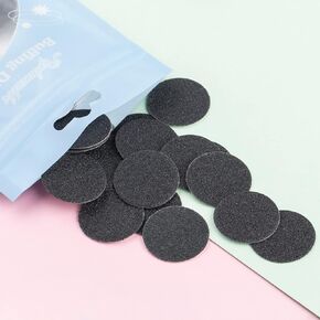 NMKL38 50 قطعة من أقراص الصنفرة البديلة ذاتية اللصق من ورق الصنفرة لأداة إزالة مسامير القدم الكهربائية (#120) in Kuwait