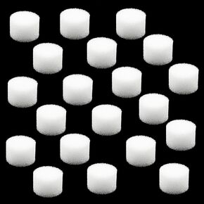 Waziaqoc 10Pcs Replacement Air Filter Sponge for Compressor System Accessories and Cool Mist Device, White Universal Size