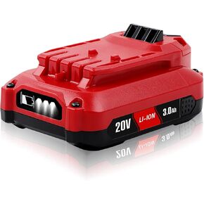 JIALIPOK CMCB205 20V 3.0Ah Lithium Replacement for Craftsman 20V Battery CMCB202 CMCB202-2 CMCB204 CMCB204-2 CMCB201 CMCB206 CMCS500B CMCD700C Craftsman V20 Battery in Kuwait