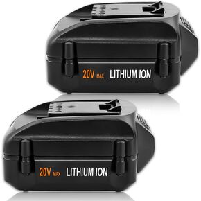 2 حزمة 6.0 أمبير WA3578 بديل لبطارية Worx 20 فولت متوافقة مع بطارية ليثيوم Worx 20 فولت WA3578 WA3525 WA3520 WA3575 WG151s WG155s WG251s WG540s WG890 WG891 WG255s WG545s أدوات كهربائية لاسلكية in Kuwait