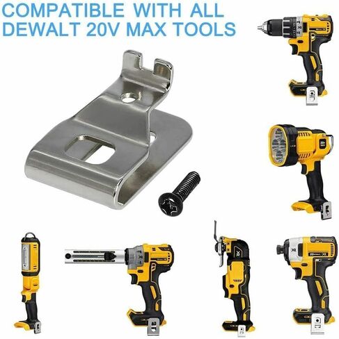 مشبك حزام بديل N268241 لـ Dewalt 20V DCD980 DCD985 أدوات كهربائية 4 عبوات in Saudi Arabia