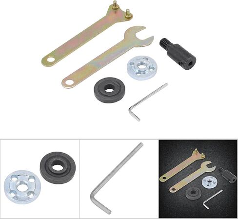 M10 Arbor Mandrel Adaptor، 5 مم / 8 مم / 10 مم / 12 مم كم مقرنة عمود المحرك، كم المنشار بليد اقتران محول تشاك لطاحونة الزوايا (8 مم) in Kuwait