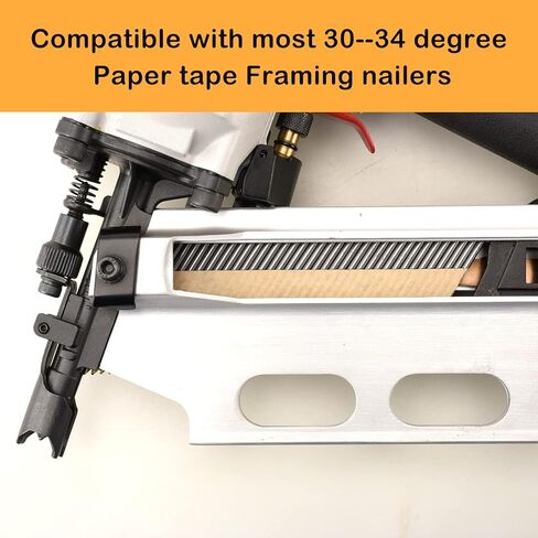 بي اتش توب اظافر اطار، 3 انش × 0.120 انش، اظافر بشريط ورقي ناعم لتأطير الأظافر، اظافر مجمعة بلمسة نهائية لامعة 30 درجة، عبوة من 2000 قطعة in Kuwait