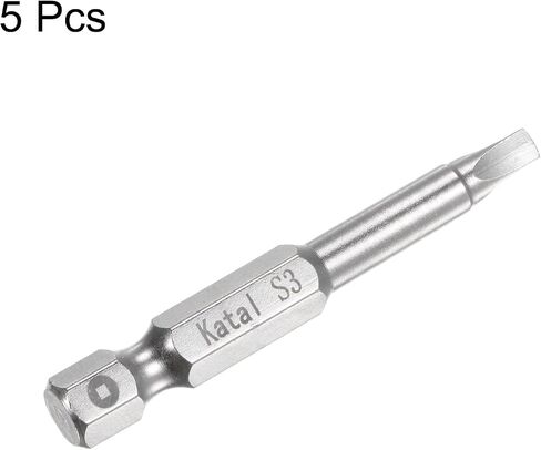 HARFINGTON 5pcs S1 Square Screwdriver Bit 1/4" Hex Shank 2" Length Magnetic Screw Driver Power Tool in Saudi Arabia