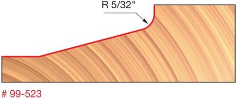 Freud 99-523: 3-1/2" (dia.) Raised Panel Bit with 1/2" shank, 5/32" large radius in Saudi Arabia