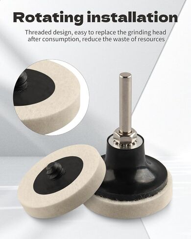 Rocaris 10 Pcs 2 in Buffing Polishing Wheel Pad in Kuwait