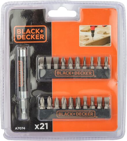 BLACK+DECKER B/DA7074 Screwdriver Set - 21 Piece in Saudi Arabia