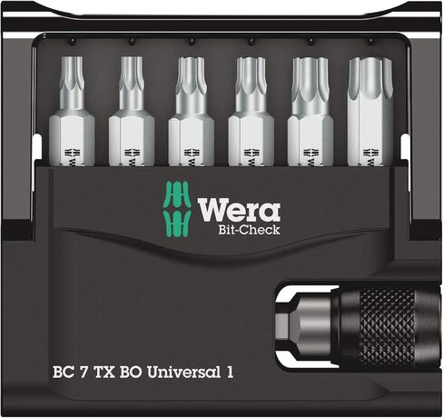 Wera TORX Bore Hole (BO) 8067-6 BO TORX/Z Sheet Metal Bit Set in Saudi Arabia
