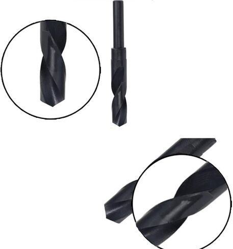 Benliu Twist Drill Shank Drill Bit 15mm High Speed Steel HSS 9341 Black Oxide with 1/2 Inch Straight Shank 1Pcs in Saudi Arabia