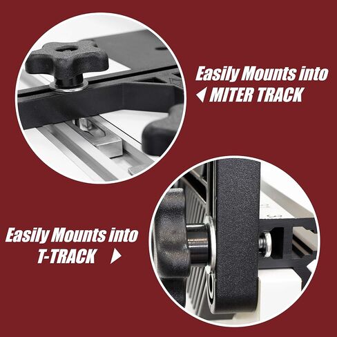 Fulton Single Deluxe Featherboard with Aluminum Miter Lock Bar and T Bolt Hardware for Track or Miter Slot Mounting Ideal for Table Saws Router Tables and Band Saws in Saudi Arabia