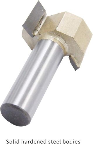 TIDEWAY 1/2" Shank 5/8" Cutting Edge Router Table For Edge Shaping/Squaring Or Slotting Woodworking,T Slot Router Bit in Kuwait