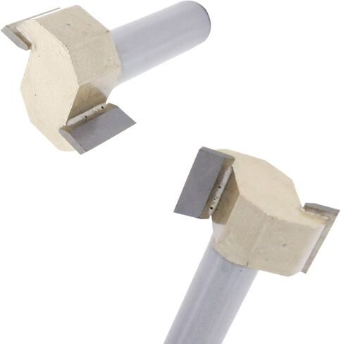 TIDEWAY 1/2" Shank 5/8" Cutting Edge Router Table For Edge Shaping/Squaring Or Slotting Woodworking,T Slot Router Bit in Kuwait