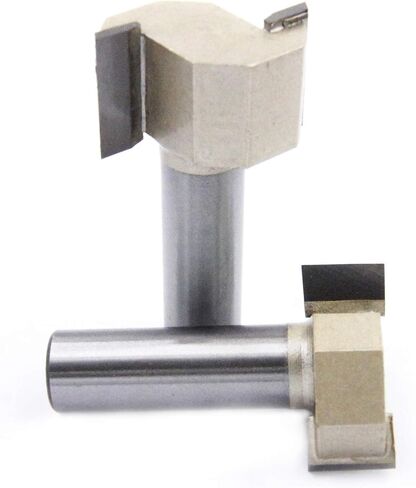TIDEWAY 1/2" Shank 5/8" Cutting Edge Router Table For Edge Shaping/Squaring Or Slotting Woodworking,T Slot Router Bit in Kuwait