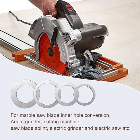 مجموعة حلقات محول شفرة المنشار، جلبة المنشار، طاحونة زاوية، حشية تحويل الفتحة الداخلية 25.4 إلى 20 مم، 25.4 إلى 16 مم، 22.23 إلى 16 مم، 20 إلى 16 مم (12/عبوة) in Kuwait