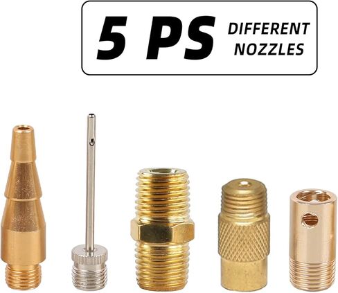 ZaraApex Air Compressor Accessories Kit 17 Accessory Piece, Hose Connector and Nozzles Set in Kuwait