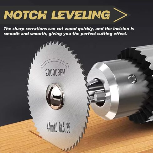 7Pcs Mini Drill Saw Blade, Small HSS Saw Disc Wheel Cutting Blades, Cutting Rotary Tools Wheel Set for Wood, PVC, Soft Metal, Aluminum with 1/8" Spindle in Kuwait