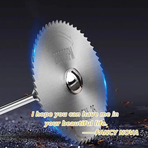 7Pcs Mini Drill Saw Blade, Small HSS Saw Disc Wheel Cutting Blades, Cutting Rotary Tools Wheel Set for Wood, PVC, Soft Metal, Aluminum with 1/8" Spindle in Kuwait