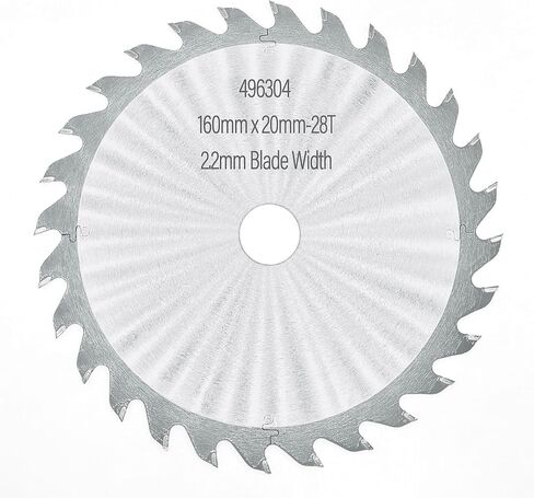 Upgraded 496304 Track Saw Blade 28Tooth Universal Compatible with Festool TS 55 TSC 55 ATF 55 HK 55 HKC 55 DWS520SKH DWS520K SP6000J Track Saw Replace 205560 205551，160x2.2x20mm ATB in Kuwait