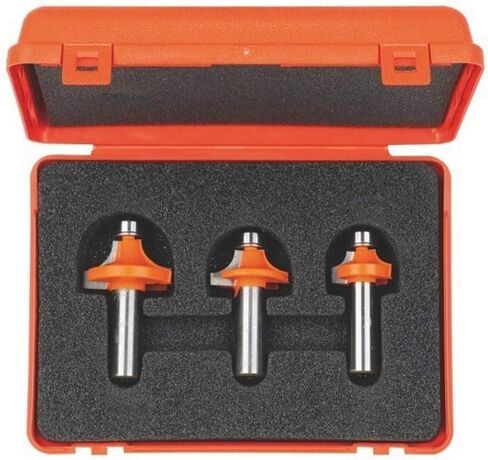 CMT 838.501.11 3-Piece Roundover Bit Set, 1/2-Inch Shank, Carbide-Tipped in Saudi Arabia
